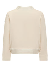 MONCLER KIDS - Felpa Moncler - Bianco - LIDIASHOPPING® - Official Website