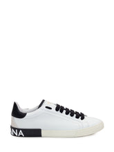 DOLCE & GABBANA - Sneakers Portofino Vintage - Bianco - LIDIASHOPPING® - Official Website