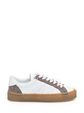 MONCLER - Monaco2 Low Top Sneakers - White - LIDIASHOPPING® - Official Website