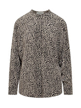 MARANT ÉTOILE - Shirt with Abstract Print - Black - LIDIASHOPPING® - Official Website