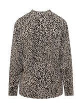 MARANT ÉTOILE - Shirt with Abstract Print - Black - LIDIASHOPPING® - Official Website