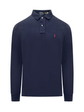 POLO RALPH LAUREN - Polo Maniche Lunghe - Blu - LIDIASHOPPING® - Official Website
