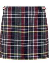THOM BROWNE - Check Mini Skirt - Red - LIDIASHOPPING® - Official Website