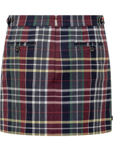 THOM BROWNE - Check Mini Skirt - Red - LIDIASHOPPING® - Official Website