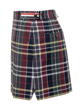THOM BROWNE - Check Mini Skirt - Red - LIDIASHOPPING® - Official Website