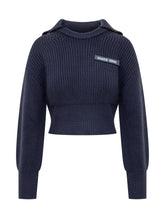 Sweater with Logo - Marine Serre | Lidia Shopping
