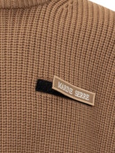 MARINE SERRE - Sweater with Logo - Brown - LIDIASHOPPING® - Official Website