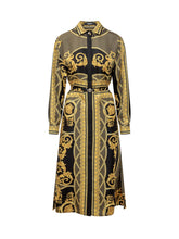 Dress with La coupe des Dieux Print - Sale | Lidia Shopping