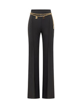Trousers with Logo Charms - Elisabetta Franchi | Lidia Shopping