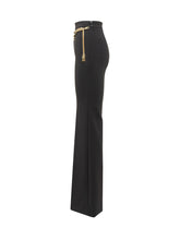 Trousers with Logo Charms - Elisabetta Franchi | Lidia Shopping