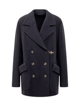 FAY - Cappotto Peacoat - Blu - LIDIASHOPPING® - Official Website