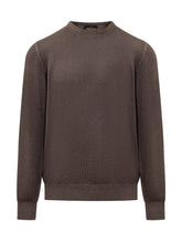 FAY - Wool Pullover - Brown - LIDIASHOPPING® - Official Website