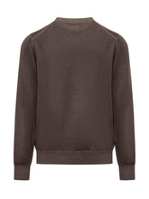FAY - Wool Pullover - Brown - LIDIASHOPPING® - Official Website