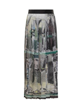 Skirt with Jan De Vliegher Print - Msgm | Lidia Shopping
