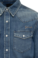 Straight Denim Shirt - Givenchy | Lidia Shopping