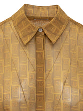 Shirt with Monogram Print - Ferragamo | Lidia Shopping