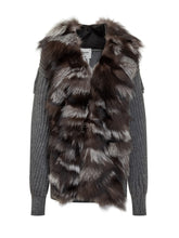 SWORD - Cardigan Frida - Grigio - LIDIASHOPPING® - Official Website