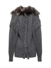 SWORD - Cardigan Frida - Grigio - LIDIASHOPPING® - Official Website