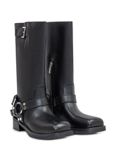 MICHAEL MICHAEL KORS - Crosby Moto Boot - Black - LIDIASHOPPING® - Official Website