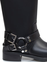 MICHAEL MICHAEL KORS - Crosby Moto Boot - Black - LIDIASHOPPING® - Official Website