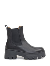 ENNEQUADRO - Stivale in Pelle - Nero | Lidia Shopping | Official Website