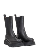 ENNEQUADRO - Stivale in Pelle - Nero | Lidia Shopping | Official Website