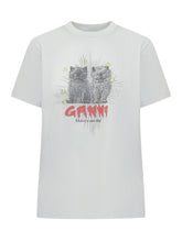 T-Shirt with Logo - Ganni | Lidia Shopping