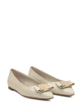 FERRAGAMO - Zea New Vara Ballet - Beige - LIDIASHOPPING® - Official Website