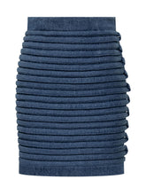SKIRT DENIM STRIPES - Versace | Lidia Shopping