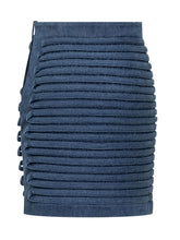SKIRT DENIM STRIPES - Versace | Lidia Shopping