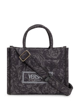 VERSACE - Shopper Piccola Athena Barocco - Nero | Lidia Shopping | Official Website
