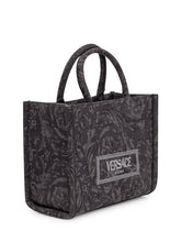 VERSACE - Shopper Piccola Athena Barocco - Nero | Lidia Shopping | Official Website