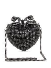 Crystal Heart Clutch - Self Portrait | Lidia Shopping