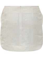 J.W. ANDERSON - Mini Gonna Curved Hem - Beige - LIDIASHOPPING® - Official Website
