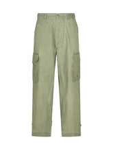 KENZO - Pantaloni Cargo - Verde - LIDIASHOPPING® - Official Website