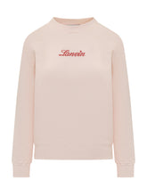 LANVIN - Logo Sweatshirt - Pink - LIDIASHOPPING® - Official Website