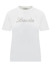 LANVIN - T-Shirt with Logo - White - LIDIASHOPPING® - Official Website