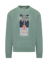LANVIN - Printed Sweatshirt - Green | Lidia Shopping | Official Website