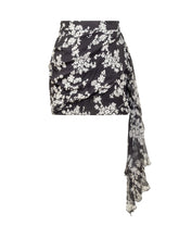 ELISABETTA FRANCHI - Georgette Skirt - Black | Lidia Shopping | Official Website