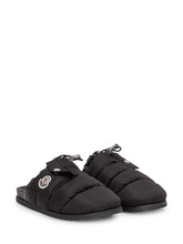 MONCLER - Padded Leather Mules - Blue - LIDIASHOPPING® - Official Website