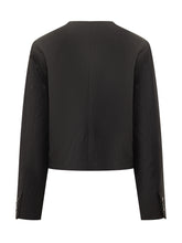 LOULOU DE SAISON - Cropped Blazer - Black - LIDIASHOPPING® - Official Website