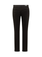 DONDUP - Pantaloni George - Nero - LIDIASHOPPING® - Official Website