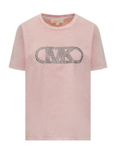 MICHAEL MICHAEL KORS - T-Shirt con Borchie Empire - Rosa - LIDIASHOPPING® - Official Website