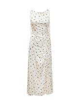 PRINT SATIN  DRESS - Ganni | Lidia Shopping