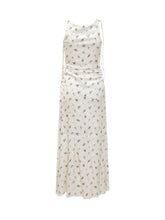 PRINT SATIN  DRESS - Ganni | Lidia Shopping