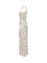 PRINT SATIN  DRESS - Ganni | Lidia Shopping