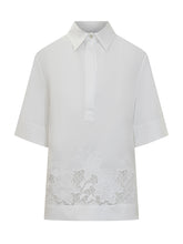 PAROSH - Blusa con Ricamo - Bianco | Lidia Shopping | Official Website