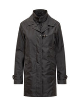 FAY - Giacca Lunga - Nero - LIDIASHOPPING® - Official Website