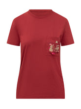 MAX MARA - Nunzio T-Shirt Logo - Red - LIDIASHOPPING® - Official Website
