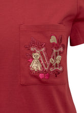 MAX MARA - Nunzio T-Shirt Logo - Red - LIDIASHOPPING® - Official Website